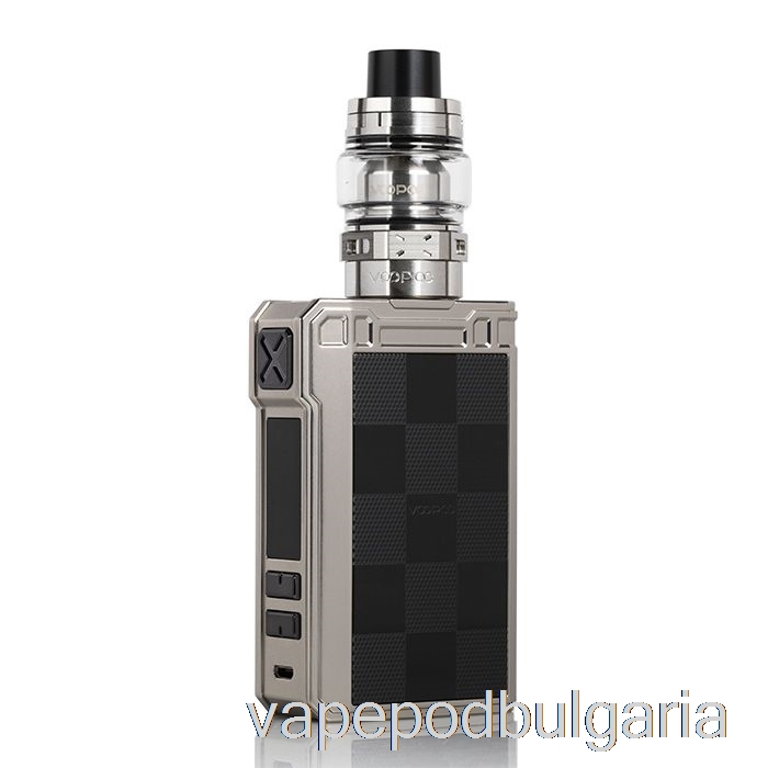Vape 10000 Дръпки Voopoo Alpha Zip 180w & Maat Tank Starter Kit Checkerboard